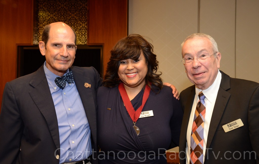 Tom Tarzian, Joy Wright, and Tom Tolar (Photo by Mark Gilliland)