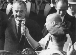 President Lyndon Johnson interviewed by WDXB's Larry Johnson, 1964