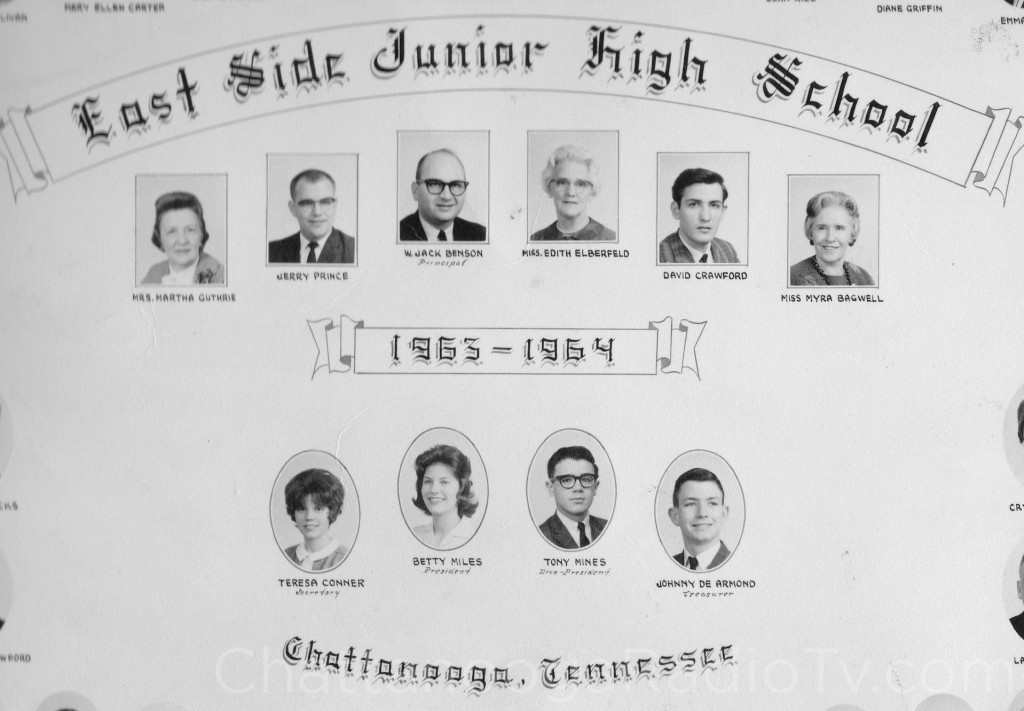 1963-64 photo, while Jack Benson was principal of East Side Jr. High