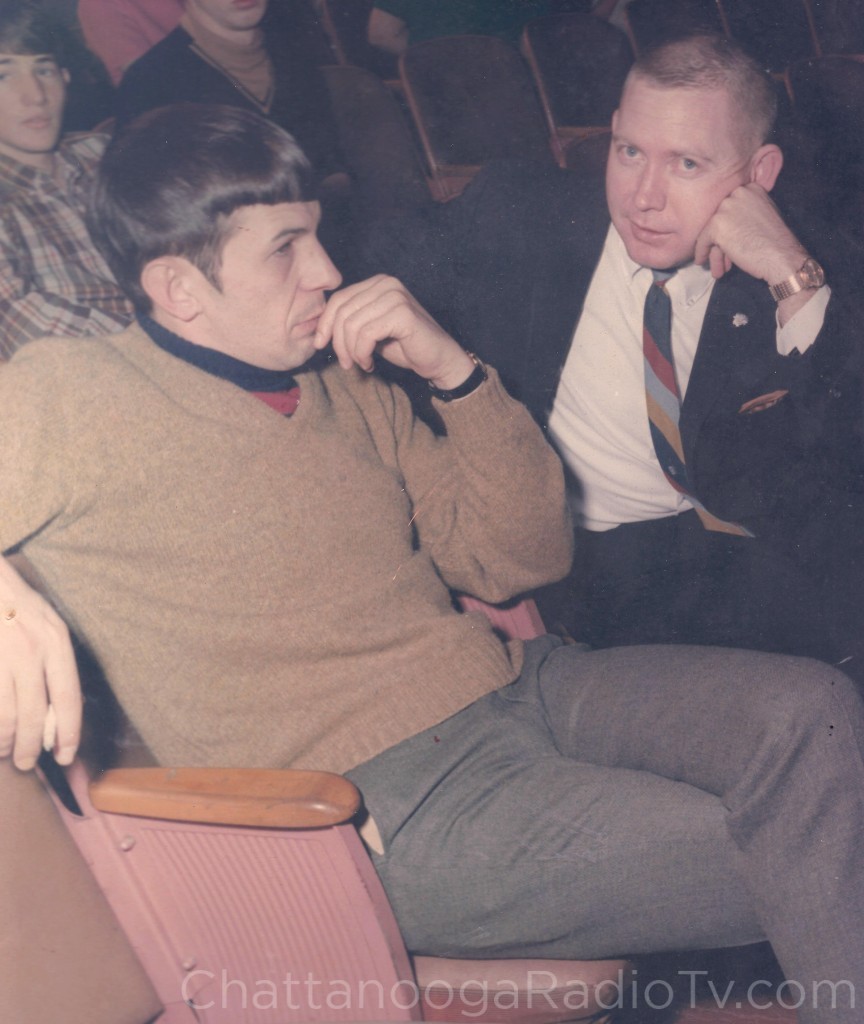 Leonard Nimoy and Wayne Abercrombie, Tivoli Theater, Jan. 1968