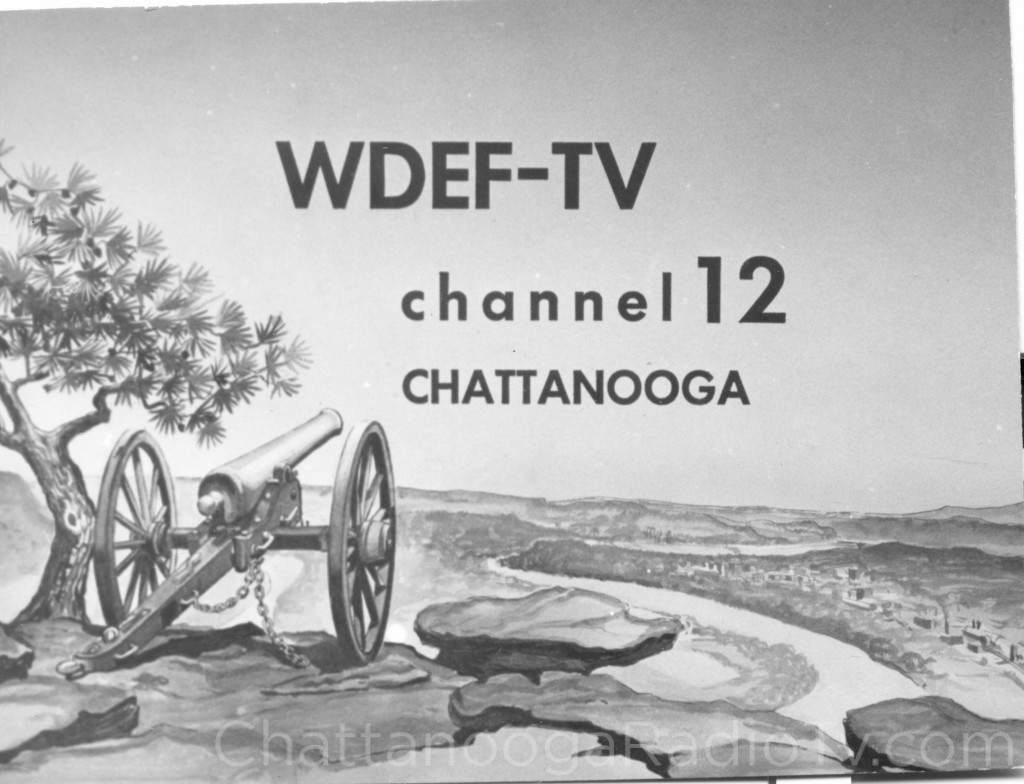 WDEF station ID from 1954
